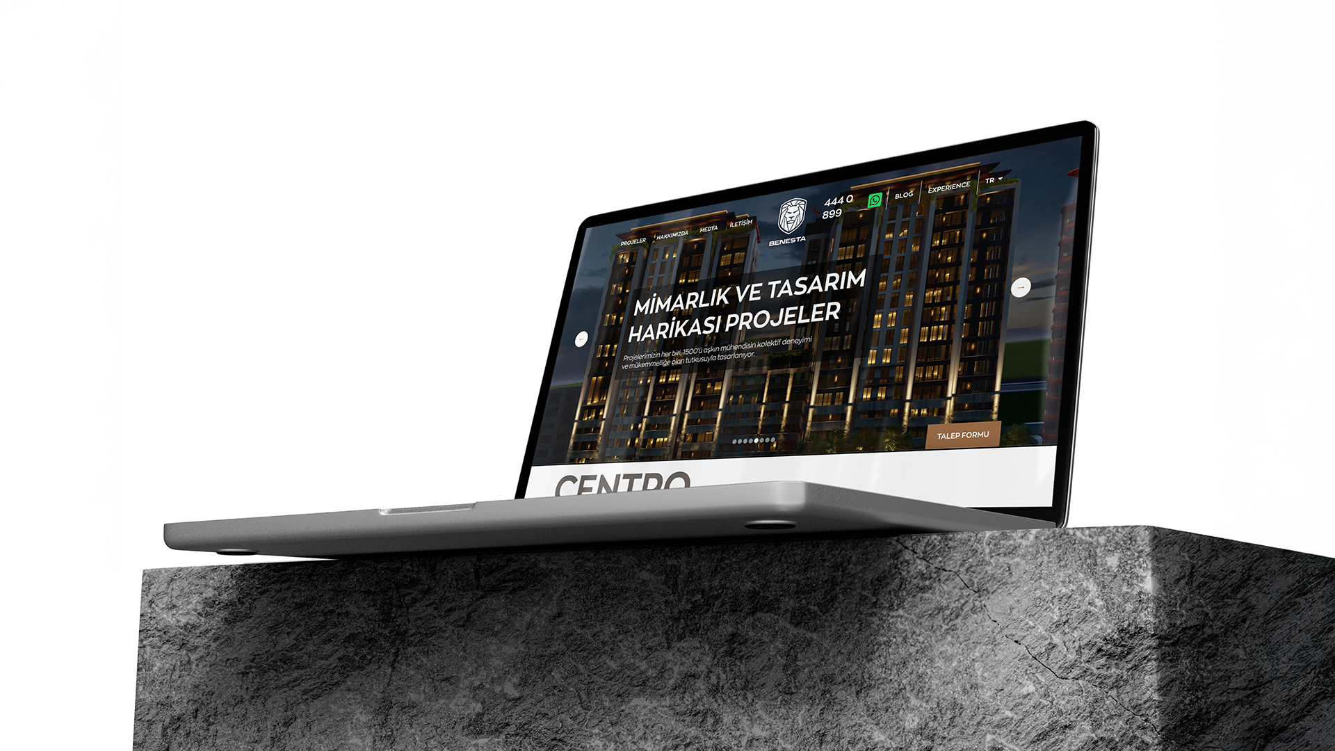 Benesta web sitesi tasarımı ile prestij odaklı dijital marka deneyimi