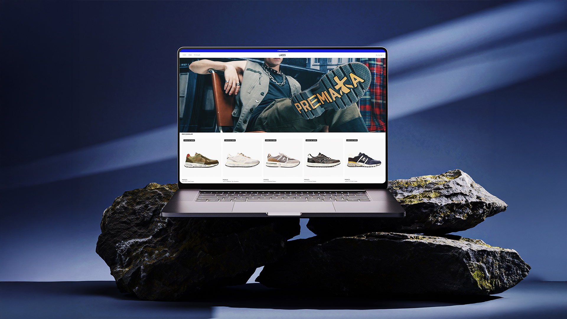 Laces web sitesi tasarımı ve dijital marka deneyimi geliştirme