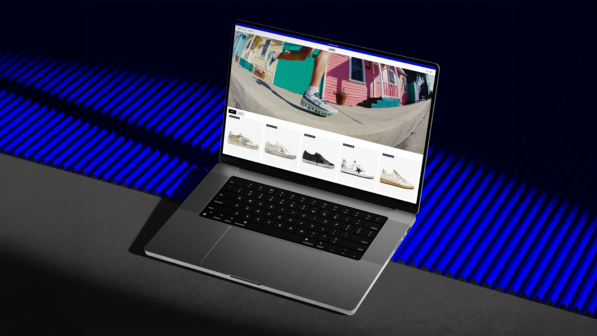 Laces web sitesi tasarımı ve dijital marka deneyimi geliştirme