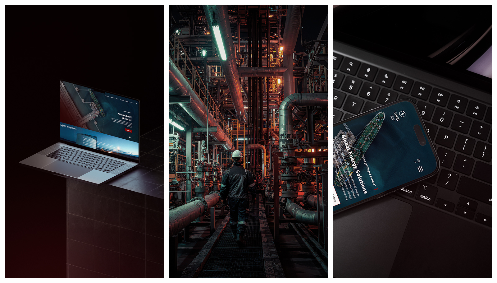 Soho Energy Group web sitesi tasarımı ile kurumsal ve güven veren dijital deneyim